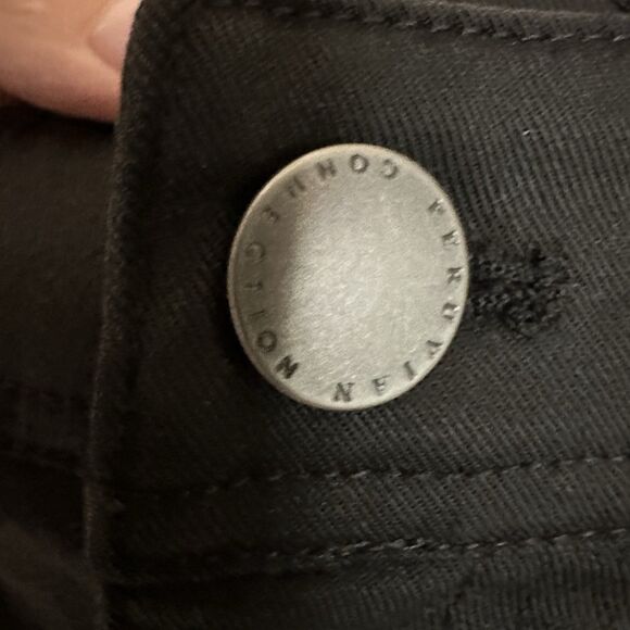 Peruvian Connection Pants Women’s 14 Black Straight Leg High Rise Trouser - Picture 4 of 10